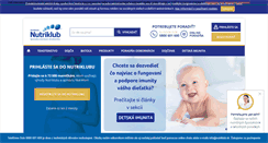 Desktop Screenshot of nutriklub.sk